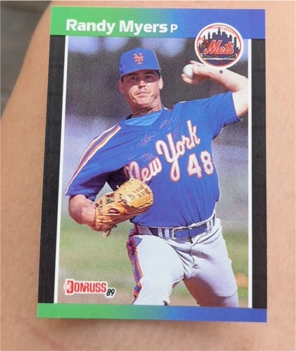 1989 Donruss #336 Randy Myers — front