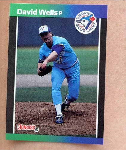 1989 Donruss #307 David Wells — front