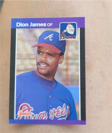 1989 Donruss #340 Dion James — front
