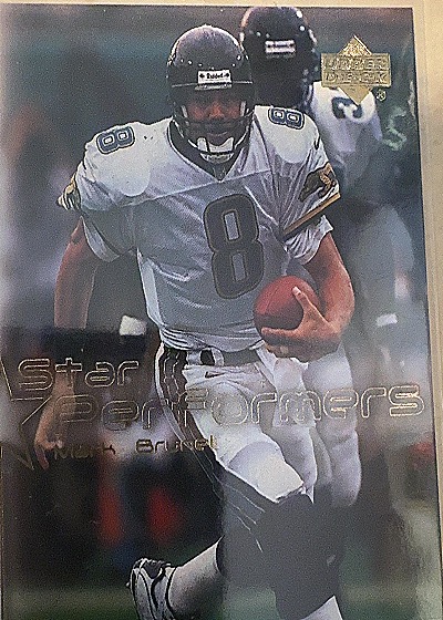 2000 Upper Deck Ovation Star Performers #SP1 Mark Brunell — front