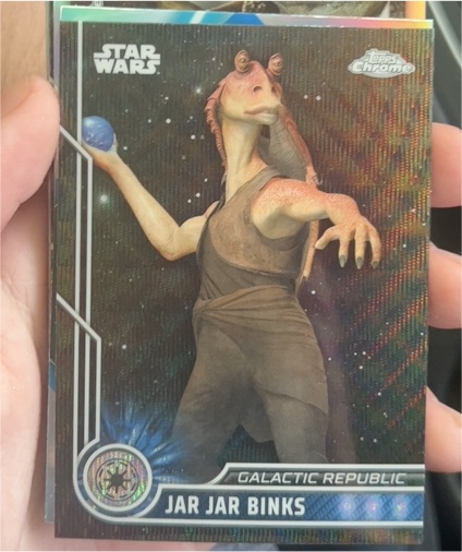 2023 Topps Chrome Star Wars #61 Jar Jar Binks — front