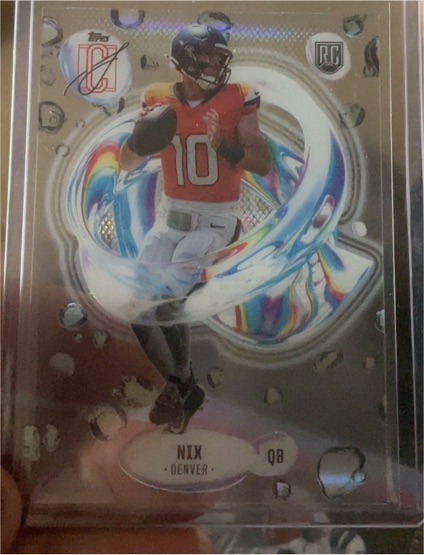 2024 Topps Signature Class #F-4 Bo Nix — front