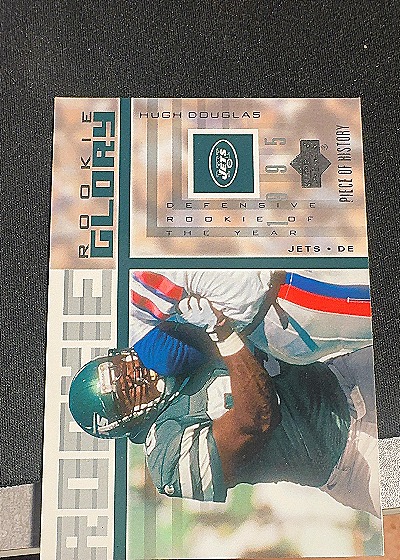1995 Upper Deck Piece of History Rookie Glory #RG-9 Hugh Douglas — front