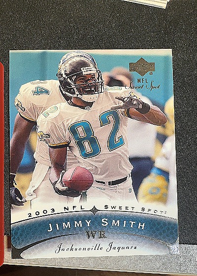 2003 Upper Deck Sweet Spot #82 Jimmy Smith — back