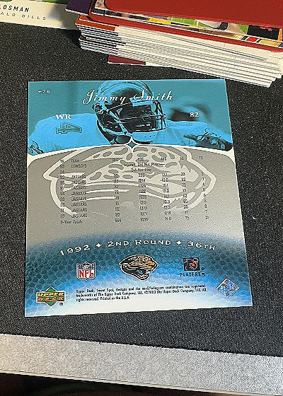2003 Upper Deck Sweet Spot #76 Jimmy Smith — back