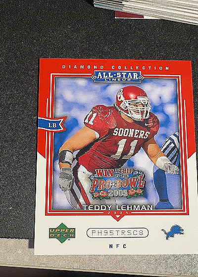 2004 Upper Deck Diamond Collection All-Star Lineup #AS13 Teddy Lehman — front