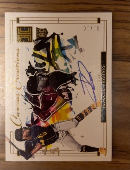 2024 Panini Impeccable #07 Jack Suwinski Canvas Creations Signatures — front