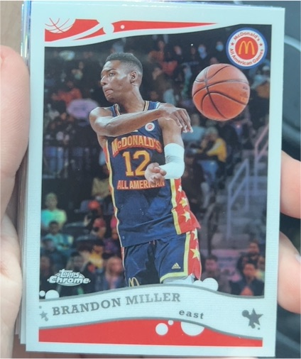 2022 Topps Chrome McDonald's All American #2K6-6 Brandon Miller — front