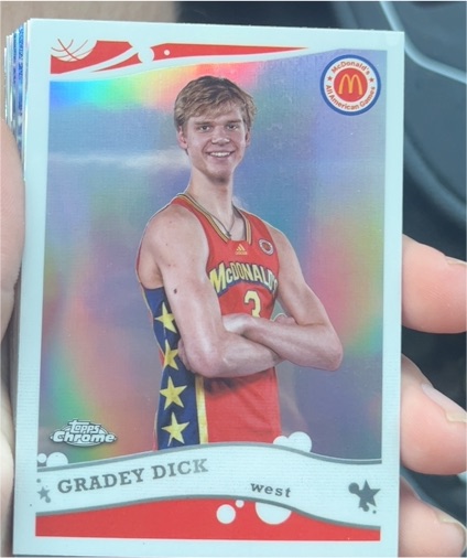 2022 Topps Chrome McDonald's All American #2K6-9 Gradey Dick — front