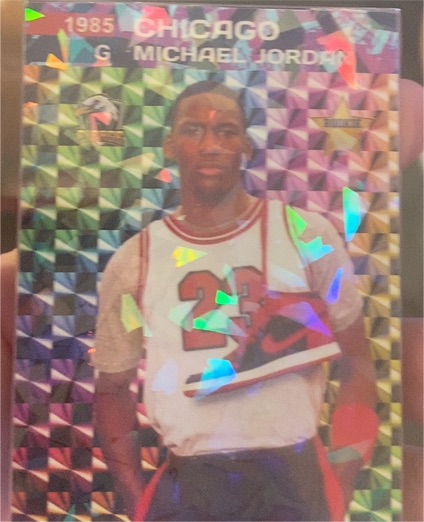 1985 Fleer #G Michael Jordan — front