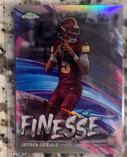 2024 Topps Chrome #F-3 Jayden Daniels Finesse — front