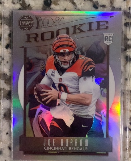2020 Panini Chronicles Legacy #201 Joe Burrow Rookie Card — front