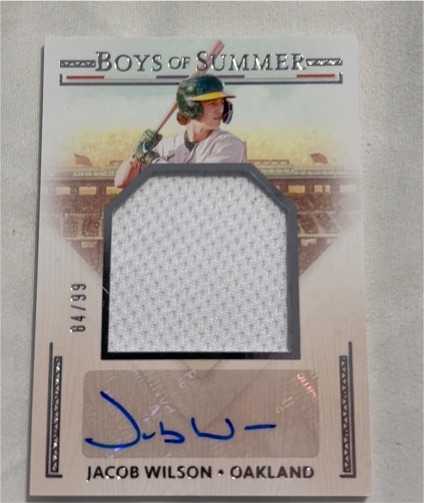 2024 Panini Boys of Summer #84 Jacob Wilson — front