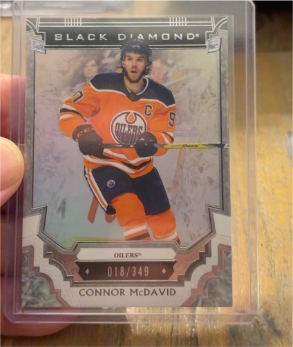 2023-24 Upper Deck Black Diamond #018 Connor McDavid — front