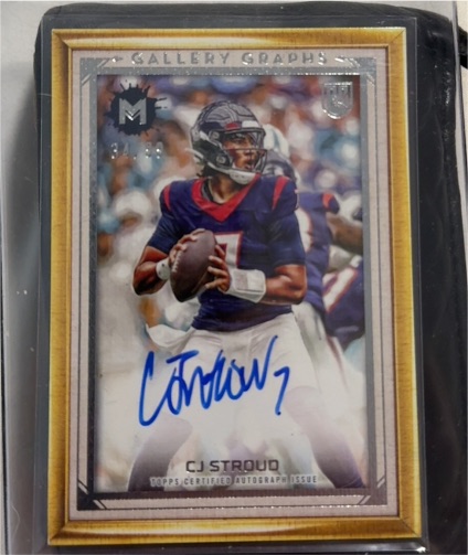 2023 Topps Motif Gallery Graphs #CJ Stroud — front