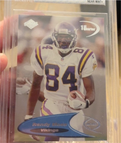 1998 Collector's Edge Odyssey 1st Quarter #80 Randy Moss — front