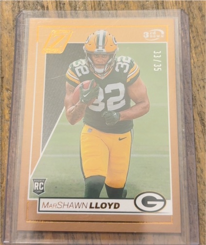 2020 Donruss 3rd Down #32 MarShawn Lloyd — front