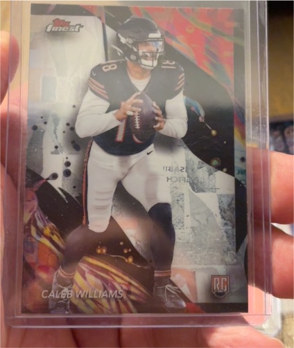 2024 Topps Finest #161 Caleb Williams — front