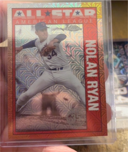 2025 Topps Series 2 Silver Pack 1990 Chrome Mojo ALL-STAR #90ASC-20 Nolan Ryan — front