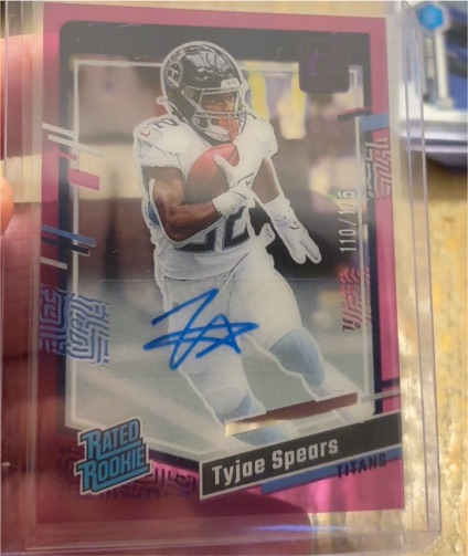 2023 Panini Clearly Donruss #88 Tyjae Spears — front