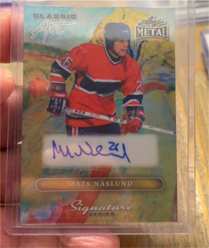 2025 Leaf Metal Classic Art Signature Series Mats Näslund — front