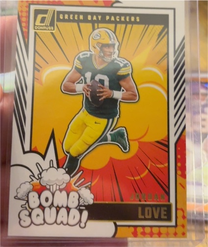 2024 Panini Donruss #10 Jordan Love Bomb Squad — front