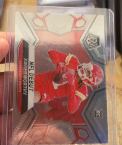 2024 Panini Mosaic NFL Debut #285 Xavier Worthy — front
