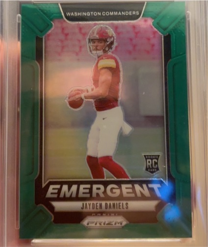 2024 Panini Prizm Emergent #2 Jayden Daniels — front