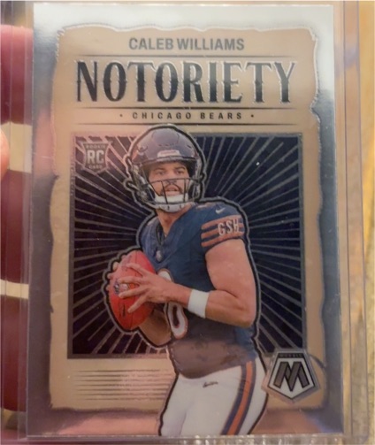 2024 Panini Mosaic #18 Caleb Williams Notoriety — front