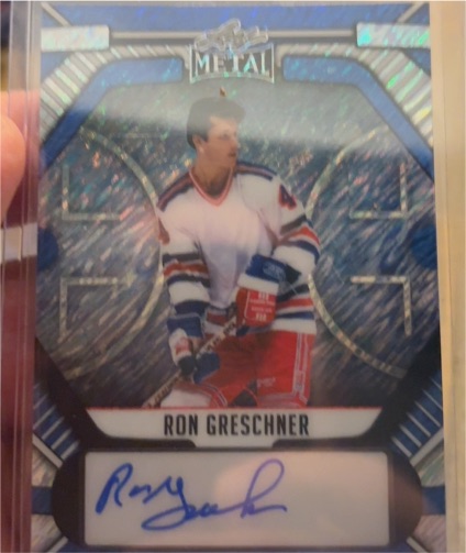 2025 Leaf Metal Hockey Legends Ron Greschner — front