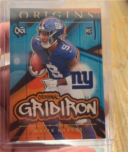 2024 Panini Origins Original Gridiron #9 Malik Nabers — front