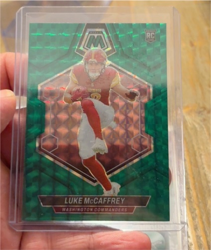 2024 Panini Mosaic #376 Luke McCaffrey — front
