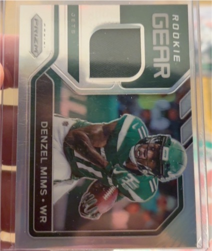 2020 Panini Prizm #20 Denzel Mims Rookie Gear — front
