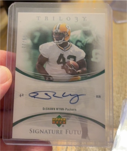 2007 Upper Deck Trilogy Signature Future #FS-DW DeShawn Wynn — front