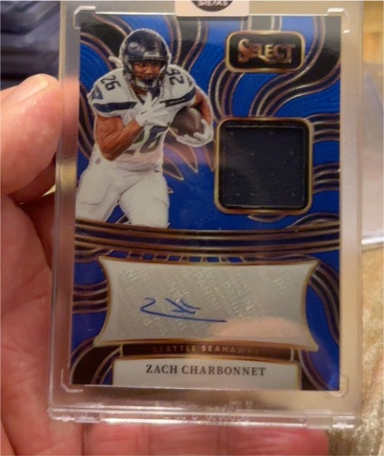 2024 Panini Select #SM-ZCH Zach Charbonnet — front
