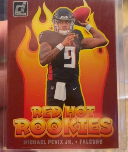 2024 Donruss Red Hot Rookies #RHR-MPJ Michael Penix Jr. — front