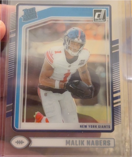 2024 Panini Clearly Donruss #55 Malik Nabers — front