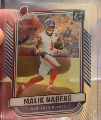 2024 Clearly Donruss Clearly The Rookies #6 Malik Nabers — front