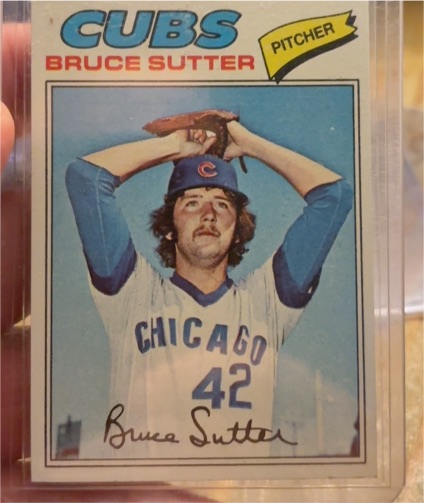 1977 Topps #144 Bruce Sutter — front