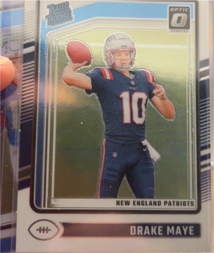 2024 Donruss Optic #229 Drake Maye — front