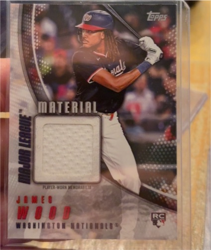 2025 Topps Series 2 Major League Material #MLM2-JW James Wood — front