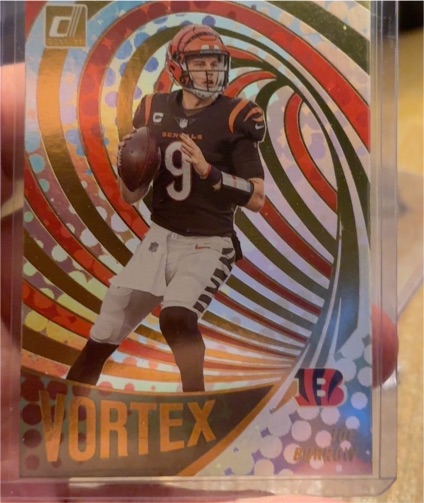2022 Panini Donruss Vortex #VTX-5 Joe Burrow — front