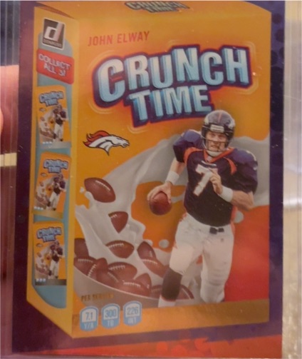 2022 Donruss Crunch Time #CT-12 John Elway — front