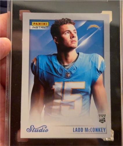 2024 Panini Instant Studio #SR-18 Ladd McConkey — front