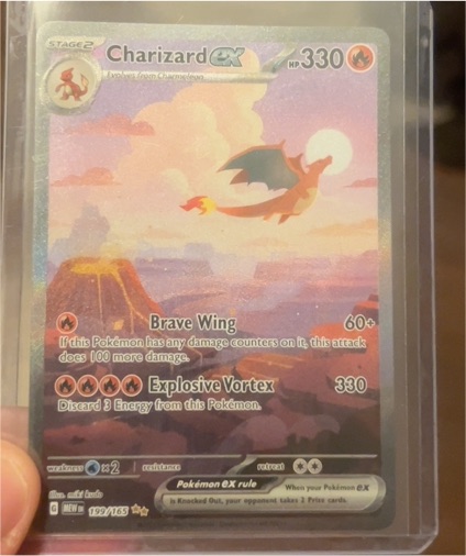 2023 Pokémon Scarlet & Violet 151 #199/165 Charizard EX — front