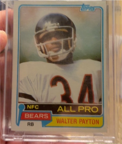 1981 Topps #400 Walter Payton — front