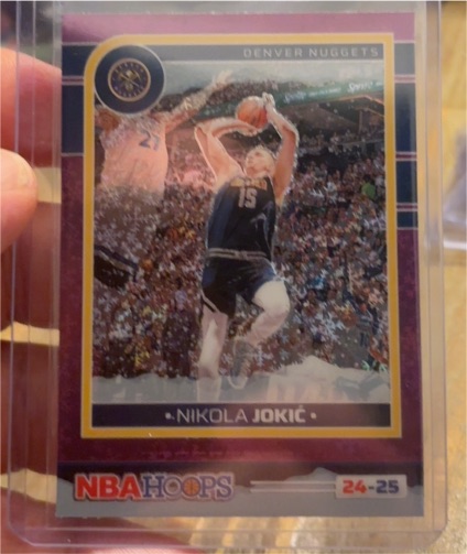 2024-25 Panini NBA Hoops #24-25 Nikola Jokic — front