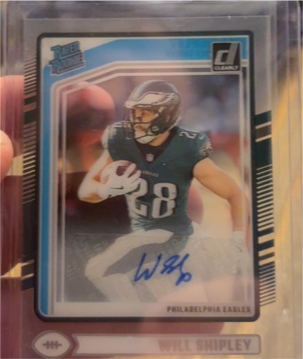 2024 Panini Donruss Clearly #28 Will Shipley — front