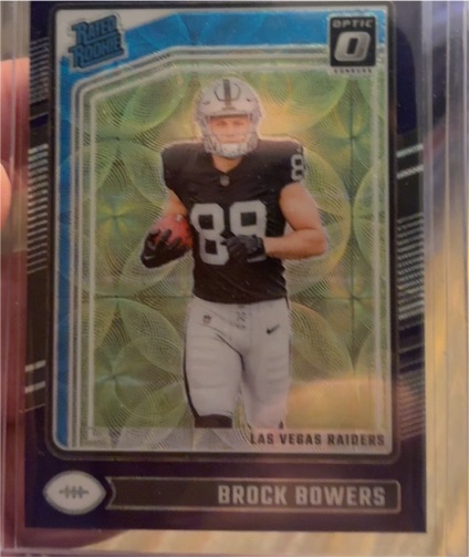 2024 Panini Donruss Optic #215 Brock Bowers Rated Rookie — front