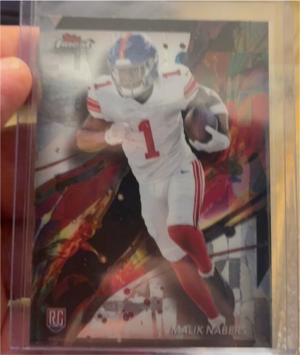2024 Topps Finest #90 Malik Nabers — front